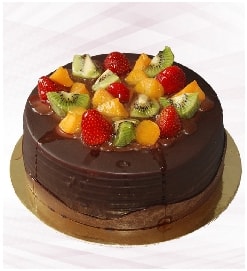 Doğal Karışık Meyveli Hasbahçe Yaş Pasta 2-3 Kişilik