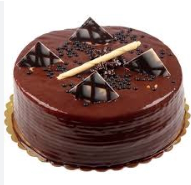 Geleneksel Çikolatalı Yuvarlak Pasta 2-3 Kişilik