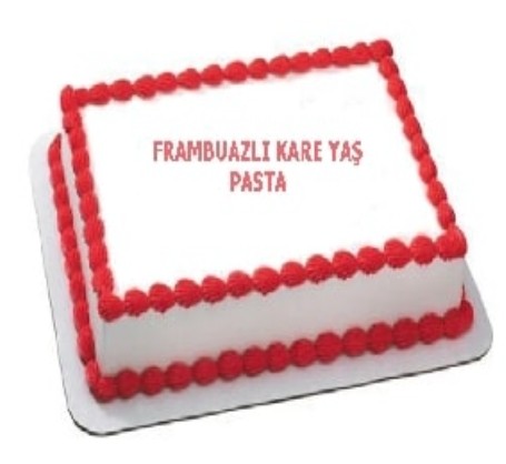Uzman Pastacılar Tarafından 25 Kişilik Frambuazlı Yaş Pasta